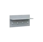 VN - 07 stěna věšáková 700x350 mm, 4-háček Laura, šedá